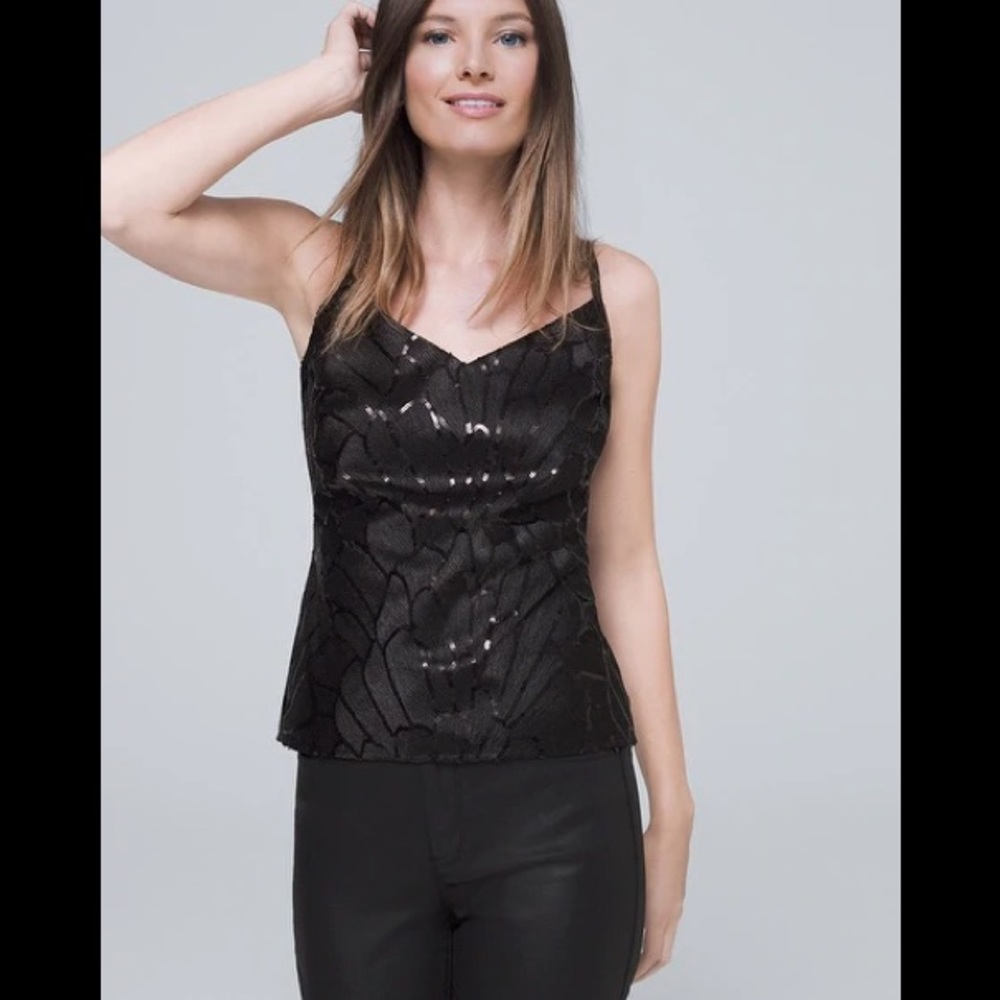 NWT White House Black Market Sequin Camisole